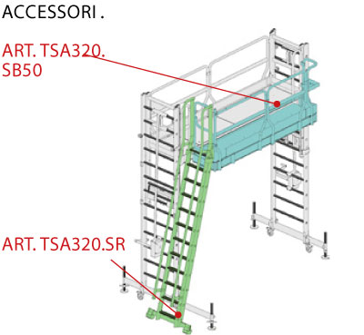 Linea vita UNI Scala fune 