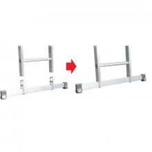 Scala multiposizione 4x3 - dettaglio base stabilizzatrice