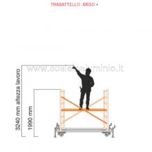 Ponteggio in alluminio Argo+ 1 campate B