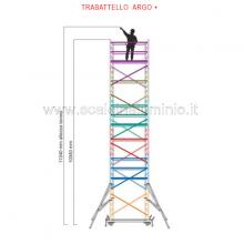 Ponteggio in alluminio Argo+ 6 campate 
