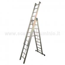 Scala con fune 3 rampe 10 gradini 