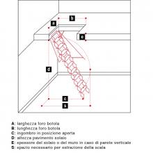 Scale retrattili per soffitte e sottotetti 60 x 80