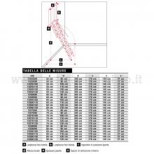 Scale retrattili a parete per soffitte e sottotetti oppure soppalchi 50 x 80 spessori e misure