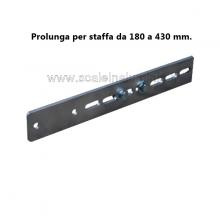 Prolunga staffa per scale modulari da 180 a 430 mm.