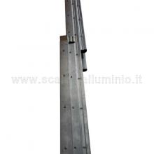 Scala con fune 4 rampe 10 gradini aperta