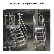 Scala a castello in alluminio personalizzabili