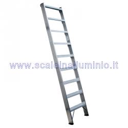 Scala per soppalchi in alluminio 450 mm 7 gradini senza prolunga