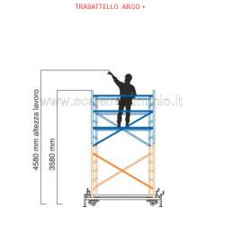 Ponteggio in alluminio Argo+ 2 campate B