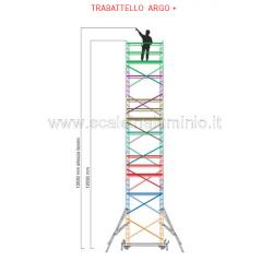 Ponteggio in alluminio Argo+7B