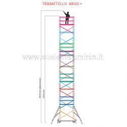 Ponteggio in alluminio Argo+9B